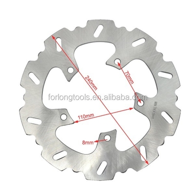 240MM Ατσάλινο φρένο δίσκου μοτοσυκλέτας για BMW G 650 X Moto 650 Σταθερή και ανθεκτική Τρύπα τοποθέτησης 5 Μοντέλο 4,5mm