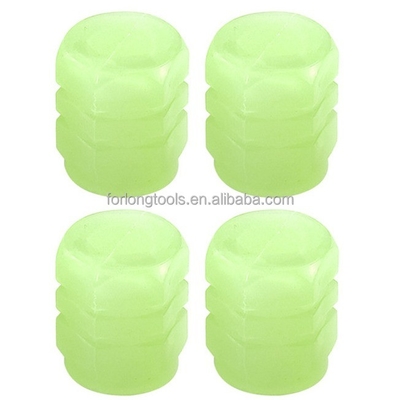 Αντικαταστήστε/Επισκευάστε ABS Car Wheel Dust Cap Auto Glow Tire Stem Air Valve Cover Light Autoluminescence για καθολικό σκοπό έτους