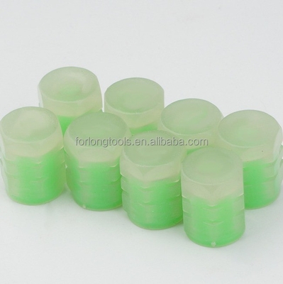 Αντικαταστήστε/Επισκευάστε ABS Car Wheel Dust Cap Auto Glow Tire Stem Air Valve Cover Light Autoluminescence για καθολικό σκοπό έτους