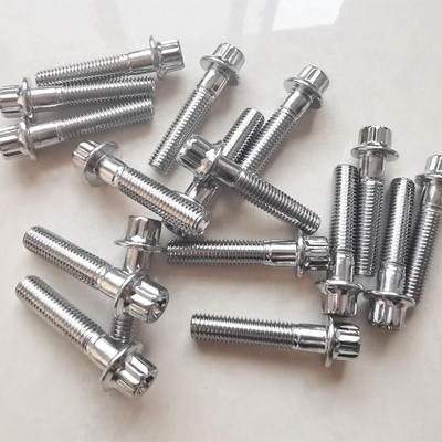 Παγκόσμιο έτος M7*32mm 12 σημεία Chrome τροχός στροφές υλικού βρόγχοι για Παγκόσμια αυτοκίνητα Χάλυβα και χρωματοποιημένα