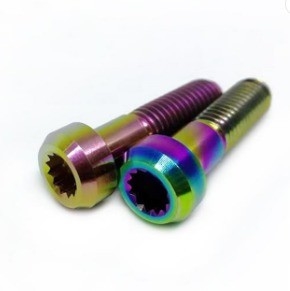 Αξία GR5 Τιτανίου Σπλιτ Rim Bolts M7 x 24MM DIN Standard φυσικό φινίρισμα για τις ανάγκες κατασκευής σας