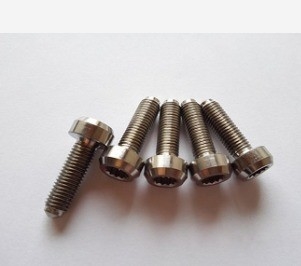 Αξία GR5 Τιτανίου Σπλιτ Rim Bolts M7 x 24MM DIN Standard φυσικό φινίρισμα για τις ανάγκες κατασκευής σας