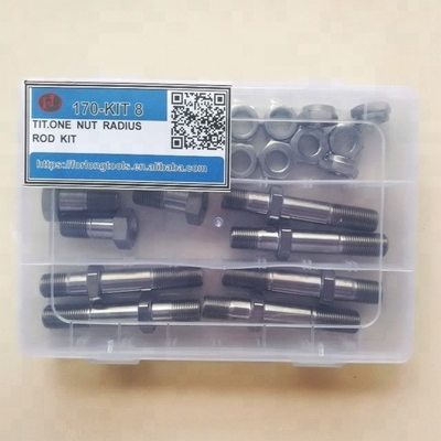 6AL-4V Titanium Alloy GR5 Finish Bolt Kit για αγωνιστικά αυτοκίνητα Sprint Bolt One Nut Stud Performance