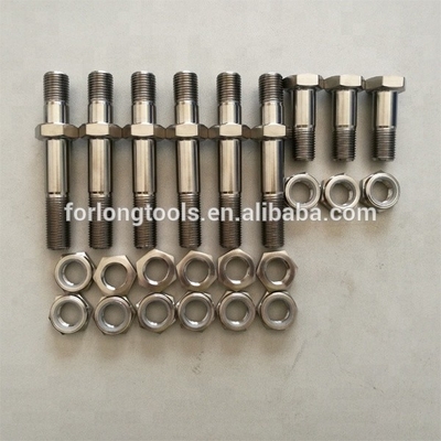 6AL-4V Titanium Alloy GR5 Finish Bolt Kit για αγωνιστικά αυτοκίνητα Sprint Bolt One Nut Stud Performance