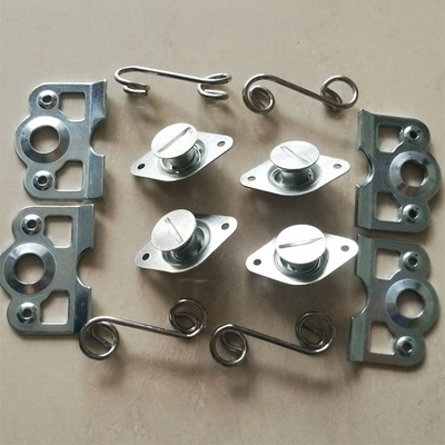 Προσαρμοσμένο DZUS Fastener 7/16 Αυτοεκτοξεύσιμο ατσάλινο σχιστό κεφαλάκι.500 λαβή με ελατήρια πίσω πλάκες για αντικατάσταση / επισκευή