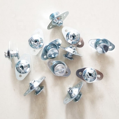 Προσαρμοσμένο DZUS Fastener 7/16 Αυτοεκτοξεύσιμο ατσάλινο σχιστό κεφαλάκι.500 λαβή με ελατήρια πίσω πλάκες για αντικατάσταση / επισκευή