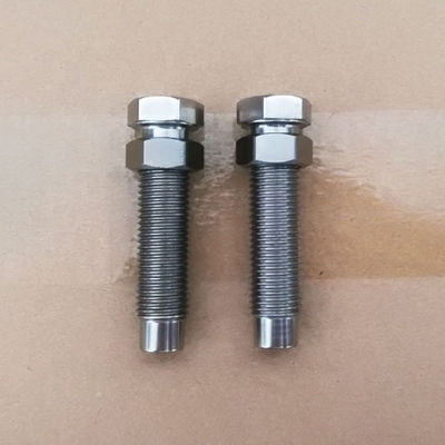 DIN Standard και Titanium Bolt 7/16&quot;-20 με 9/16&quot; Hex Nut για 1-1/8&quot; Torsion Stop φυσικό φινίρισμα