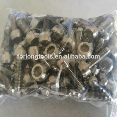 DIN Standard M7 x 24mm 6AL-4V Titanium Alloy Bolt για BBS Split Rim Wheels Βέλτιστη απόδοση υλικού