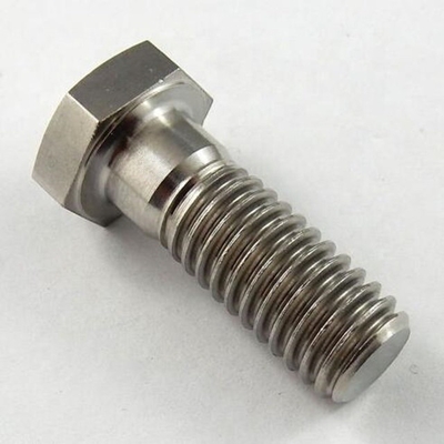 Σπριντ αυτοκίνητο 5/16 &quot;-24 x 1-1/2&quot; UNF Titanium Hex Head Bolt DIN Standard κατασκευασμένο από 6AL-4V Titanium Alloy με φυσικό φινίρισμα