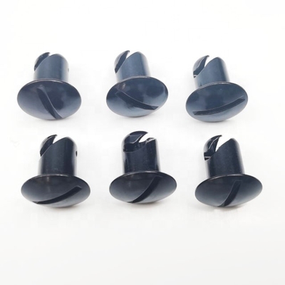 Ο.Ε.ΧΧ. Προσαρμοσμένο μαύρο αλουμίνιο Dzus Slot Head Quarter Turn Fasteners 7/16 &quot;x.500 για το Universal Year Universal Car Fitment