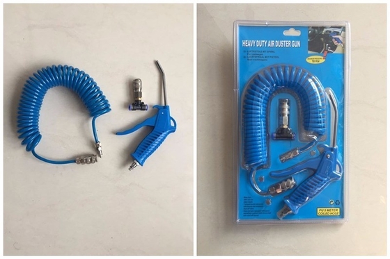 Προσαρμοσμένη υποστήριξη ODM 5m Hose Pneumatic Cleaning Gun Set Polyurethane TPU Handle No-Load Speed N/M για επαγγελματική σκόνη