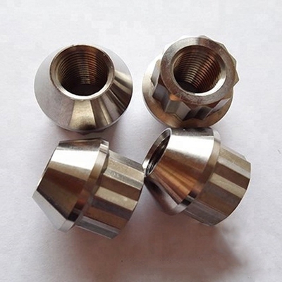 DIN Standard Plain Finish Titanium Flange Nuts για 1/2-20 συσσωρευτικό συστατικό στερέωσης τροχών με νήματα