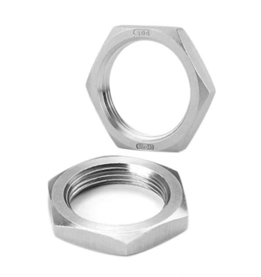 5/8-18 Titanium Hex Jam Nuts For Heim Joint Rod End Natural Finish Performance-Enhancing για γενικές βιομηχανικές εφαρμογές