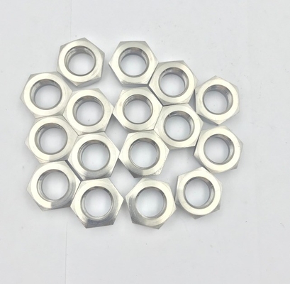 DIN Standard φυσικό φινίρισμα 1/2-20 Thin Nyloc Nut για αγώνες αυτοκινήτων σπριντ σε τιτάνιο Gr5 και αντοχή