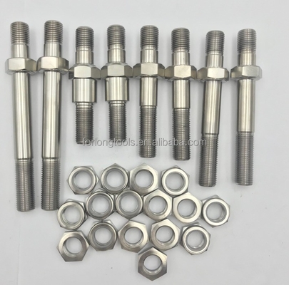 DIN Standard φυσικό φινίρισμα 1/2-20 Thin Nyloc Nut για αγώνες αυτοκινήτων σπριντ σε τιτάνιο Gr5 και αντοχή