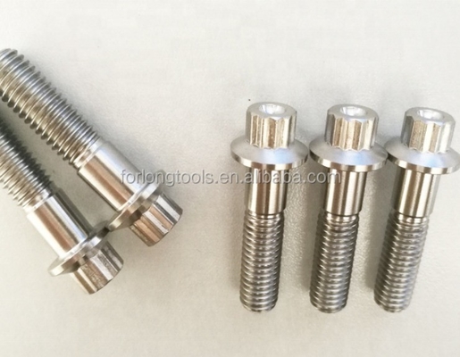 ISO Standard ZINC Finish Steel and Titanium Gr5 12 PT BBS Split Rim Bolts M7 x 32mm M8*32mm για εφαρμογές αυτοκινήτων