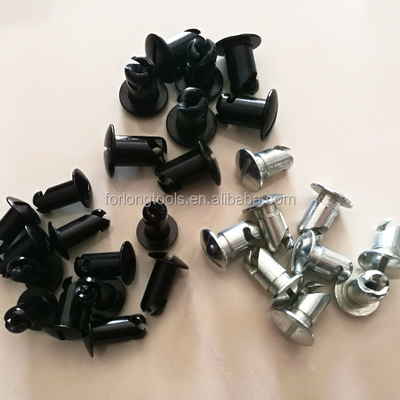Παγκόσμιο αλουμίνιο 7/16 &quot; από.500&quot; 1/4 Quick Turn DOME HEAD Dzus Fasteners Ασημένιο αλουμίνιο για Παγκόσμια Απόδοση