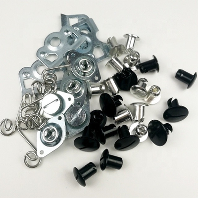 Παγκόσμιο αλουμίνιο 7/16 &quot; από.500&quot; 1/4 Quick Turn DOME HEAD Dzus Fasteners Ασημένιο αλουμίνιο για Παγκόσμια Απόδοση