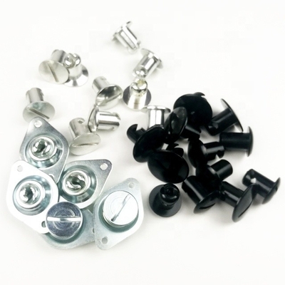 Παγκόσμιο αλουμίνιο 7/16 &quot; από.500&quot; 1/4 Quick Turn DOME HEAD Dzus Fasteners Ασημένιο αλουμίνιο για Παγκόσμια Απόδοση