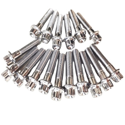 Αναβαθμίστε το αυτοκίνητό σας με Standard OE NO. Universal Titanium 12 PT RS/ RX Split Rim Kits M7 x 32 Bolt and Nut Flange Screws