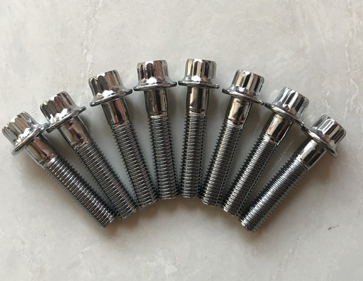 12 PT BBS RS/RX Μοιρασμένα μπουλόνια M7 x 32 Χάλυβα χρωματοποιημένα για DIN Standard Performance Δυνατότητα μακράς διαρκείας