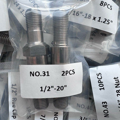Παγκόσμιο Έτος Titanium Bolt Sprint Car J J ONS Τάξι Ένα καρύδι Stud Shock Bolt Kit 27 Mount Kit Eagle/Maxim Αντικατάσταση/Επισκευή