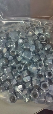 Τελεία Slivery DIN Standard M7 x 32 12 PT Bolt και M7 Nylon Lock Nut για τροχούς BBS σε χάλυβα Τελεία ΖΙΝΚ