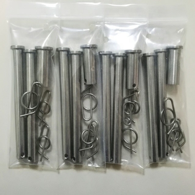 Τυποποιημένο DIN Standard GR5 Grade Titanium Pin Kit για Jacobs Ladder 3/8 x 3.71 και 1/2 x 1.3 Κλιπς περιλαμβάνονται