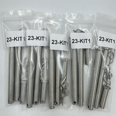 Τυποποιημένο DIN Standard GR5 Grade Titanium Pin Kit για Jacobs Ladder 3/8 x 3.71 και 1/2 x 1.3 Κλιπς περιλαμβάνονται