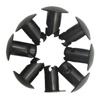 Παγκόσμιο 7/16 &quot;Αλουμινίου Dzus Button Dome Head Quarter Turn Fasteners.500 Μαύρο Παγκόσμιο.500&quot; Κρατήρας με υλικό