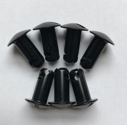Παγκόσμιο 7/16 &quot;Αλουμινίου Dzus Button Dome Head Quarter Turn Fasteners.500 Μαύρο Παγκόσμιο.500&quot; Κρατήρας με υλικό