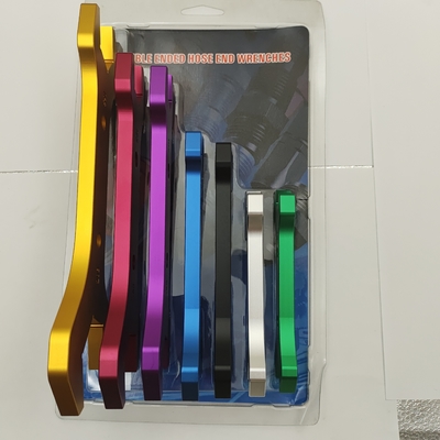 6 τεμάχια AN Spanner Αλουμινίου Billet Racing Εργαλεία Σετ για Οικουμενική Φιγούρα Αυτοκινήτου An4-An16 Sprint κλειδιά αυτοκινήτου σε προσιτή τιμή