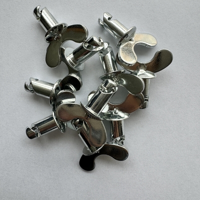Παγκόσμιο Dzus Dome Butterfly Head Button 5/16 &quot;x.500&quot; Steel Sprint Car Racing Αντικατάσταση / επισκευή Απόδοση Βασικό μέρος