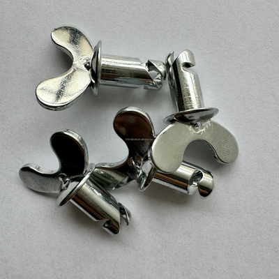 Παγκόσμια κουμπιά Dzus Dome Butterfly Head για το Sprint Car Steel 5/16 &quot;x.500&quot; Ασημένιο Αντικατάσταση / επισκευή Παγκόσμια προσαρμογή OEM