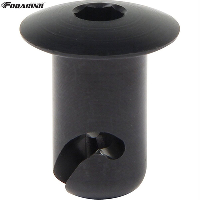 Οικουμενικό OE NO. 7/16 &quot;Αλουμινίου Dzus Button Dome Allen Head Quarter Turn Fasteners 0,500&quot; Μαύρο Ανώτερη Απόδοση