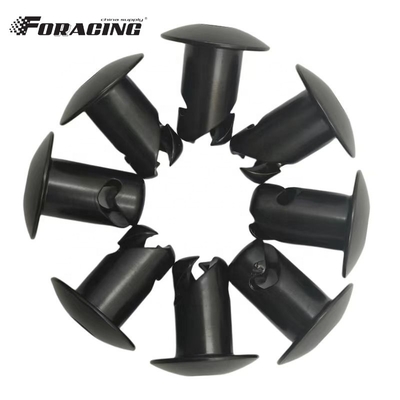 Παγκόσμιο Έτος Παγκόσμιο 7/16 &quot;Αλουμινίου Dzus Button Dome Allen Head Quarter Turn Fasteners 0,50&quot; Μαύρο Παγκόσμιο για το Έτος