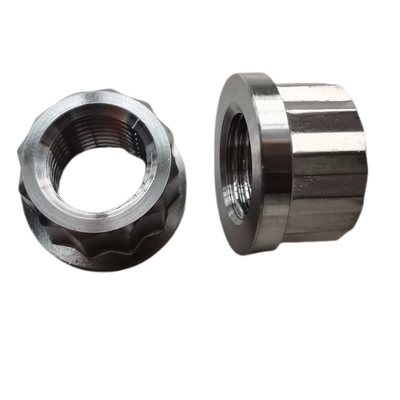 Παγκόσμιο Έτος Παγκόσμιο Ασημένιο 1/2&quot; -20 12 PT FLANGE NUTS Τιτάνιο για Παγκόσμιο Εγκατάσταση Αυτοκινήτου Παγκόσμιο Κατάλληλο