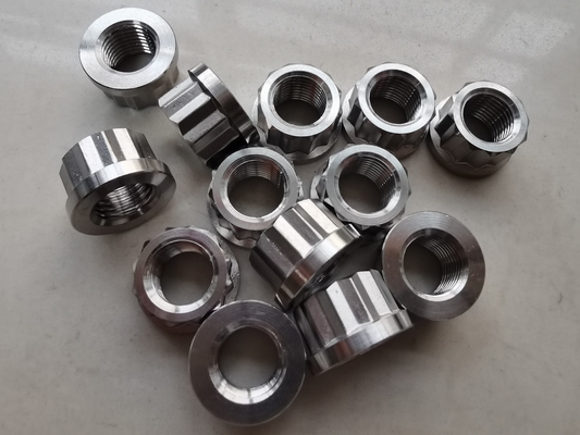Παγκόσμιο Έτος Παγκόσμιο Ασημένιο 1/2&quot; -20 12 PT FLANGE NUTS Τιτάνιο για Παγκόσμιο Εγκατάσταση Αυτοκινήτου Παγκόσμιο Κατάλληλο