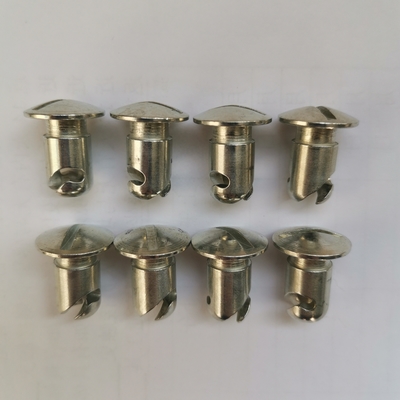 Ασημένιο/Μαύρο Undercut Slotted Head 3/8 &quot;x.500&quot; Τρίμηνο Γύρισμα Dzus Stud Fastener για Οικουμενική Εγκατάσταση Αυτοκινήτου Maxim Ανταγωνιστική