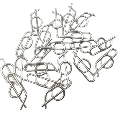 Ασημένιο 304SS Universal Rue Clip από ανοξείδωτο χάλυβα 3/8 ιντσών Jacobs Ladder Pin Quick Release