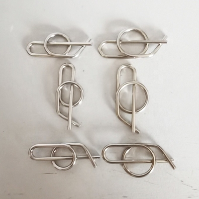 Ασημένιο 304SS Universal Rue Clip από ανοξείδωτο χάλυβα 3/8 ιντσών Jacobs Ladder Pin Quick Release
