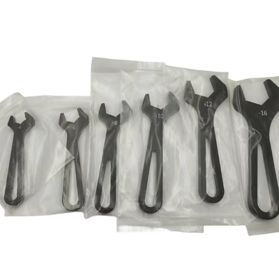 Οικουμενικά εξαρτήματα αυτοκινήτου 6PCS AN Spanner Set για AN4-AN16 Fittings Racing CNC Parts in Black Aluminium