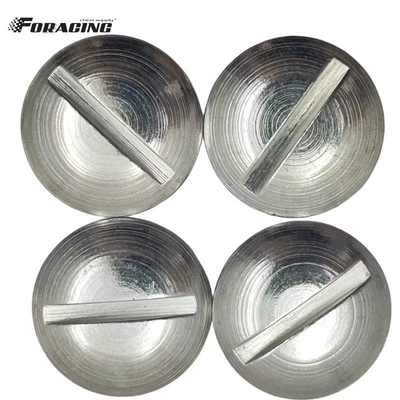 Παγκόσμιο αυτοκίνητο σπριντ Maxim Steel Quarter Turn Dzus Dome Head Button 7/16 &quot;X.550&quot; Ασημένιο