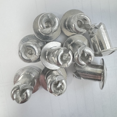 Ασημένιο Αλουμίνιο Dzus Button 7/16&quot; *.0500 Σφραγιστικά Η τέλεια επιλογή για καθολική τοποθέτηση αυτοκινήτου σε αγώνες αυτοκινήτων σπριντ