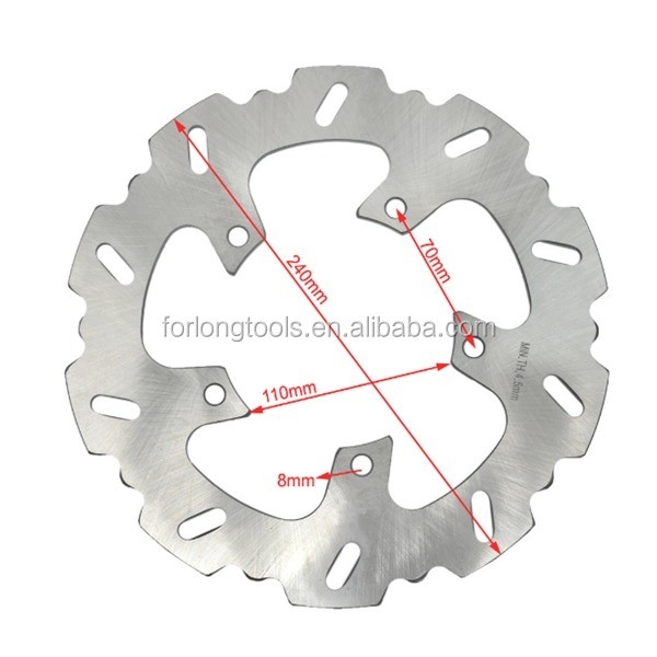 240MM Ατσάλινο φρένο δίσκου μοτοσυκλέτας για BMW G 650 X Moto 650 Σταθερή και ανθεκτική Τρύπα τοποθέτησης 5 Μοντέλο 4,5mm