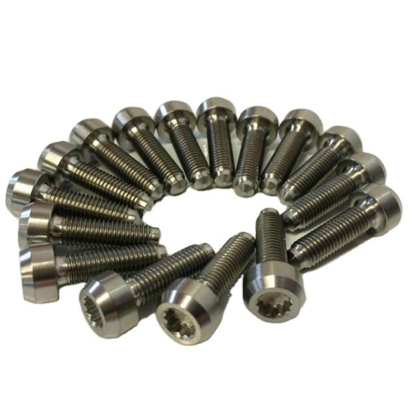 Αξία GR5 Τιτανίου Σπλιτ Rim Bolts M7 x 24MM DIN Standard φυσικό φινίρισμα για τις ανάγκες κατασκευής σας