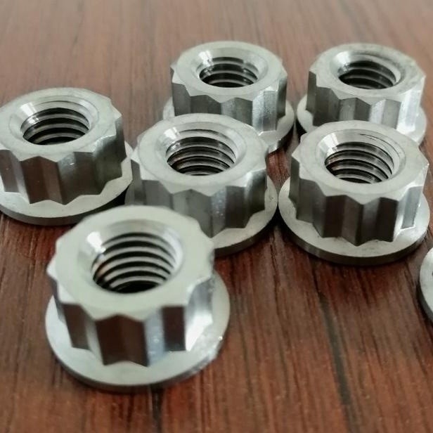Παγκόσμιο 3/8-24 Titanium 12 Point Nut για ισχυρές και ασφαλείς συνδέσεις με νήματα OE NO.
