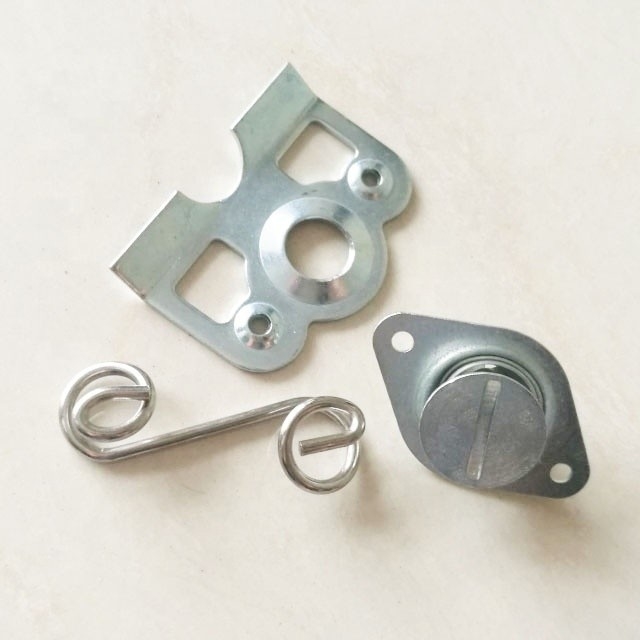 Προσαρμοσμένο DZUS Fastener 7/16 Αυτοεκτοξεύσιμο ατσάλινο σχιστό κεφαλάκι.500 λαβή με ελατήρια πίσω πλάκες για αντικατάσταση / επισκευή