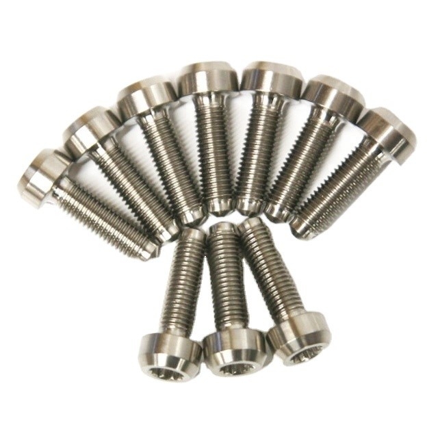 DIN Standard Titanium Finish M7*24MM Στροφή και τέλεια για TITANIUM SPLIT RIM WHEEL έτοιμη για αποστολή