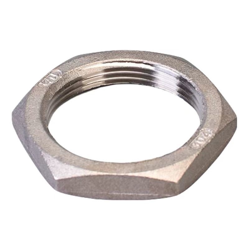 5/8-18 Titanium Hex Jam Nuts For Heim Joint Rod End Natural Finish Performance-Enhancing για γενικές βιομηχανικές εφαρμογές